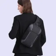 Τσαντάκι ώμου χιαστί crossbody Bange 7721 γκρί