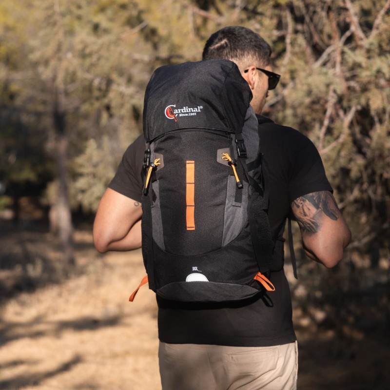 Σακίδιο πεζοπορίας, αδιάβροχο Daypack Cardinal 50L 790 μαύρο