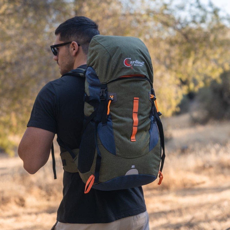 Σακίδιο πεζοπορίας, αδιάβροχο Daypack Cardinal 50L 790 χακί