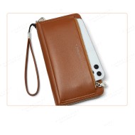 Γυναικείο πορτοφόλι Pierre Loues 815-25 καφέ