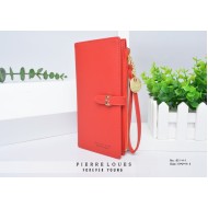 Γυναικείο πορτοφόλι Pierre Loues 821-4-1 κόκκινο