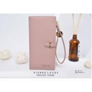 Γυναικείο πορτοφόλι Pierre Loues 821-4-1 σκούρο ρόζ