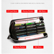 Δερμάτινο Ανδρικό πορτοφόλι Laorentou 821j010L μαύρο