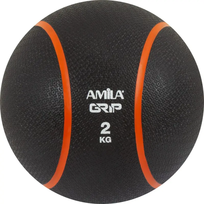 Μπάλα Medicine Ball AMILA Grip 2Kg 84752 Μπάλα Medicine Ball AMILA Grip 2Kg 84752
