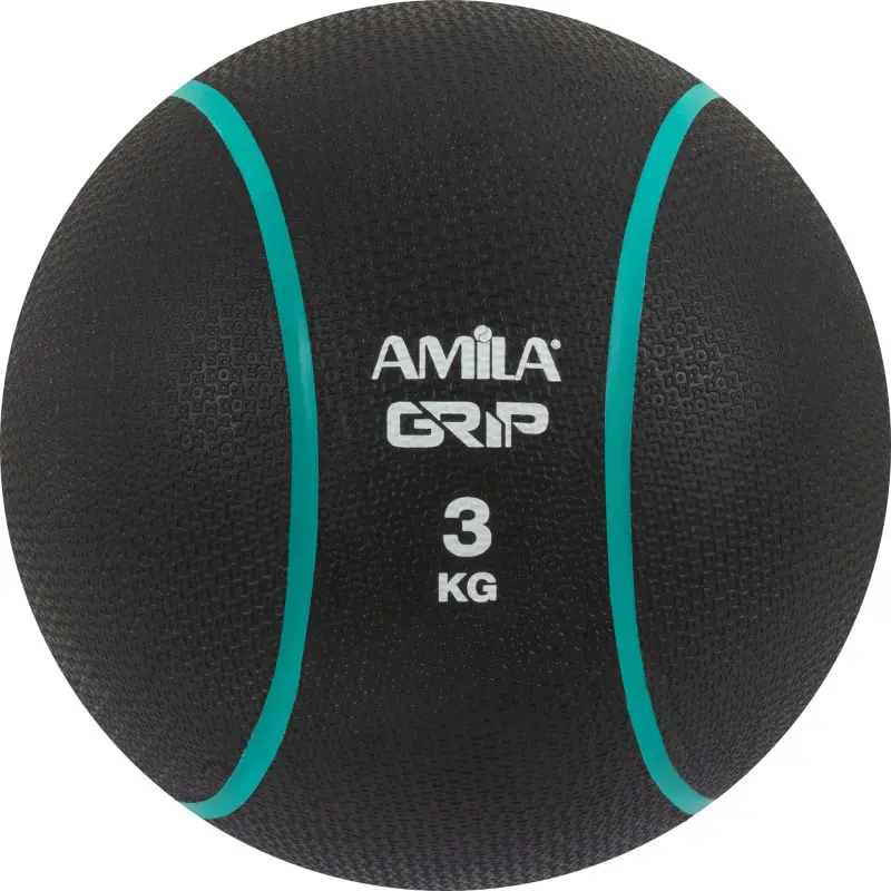 Μπάλα Medicine Ball AMILA Grip 3Kg 84753 Μπάλα Medicine Ball AMILA Grip 3Kg 84753