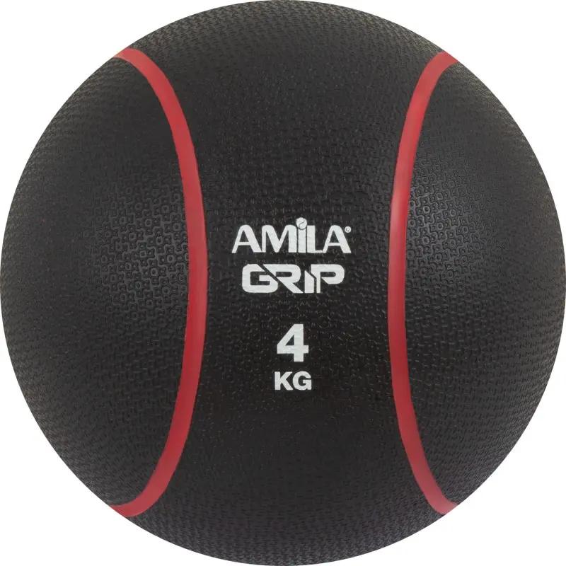 Μπάλα Medicine Ball AMILA Grip 4Kg 84754 Μπάλα Medicine Ball AMILA Grip 4Kg 84754