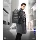 Δερμάτινο Σακίδιο πλάτης Αντικλεπτικό 35L Laptop 17,3” Bopai 851-019811 μαύρο