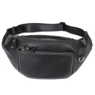 Δερμάτινο τσαντάκι μέσης Cardinal 9025 black