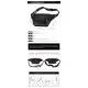 Δερμάτινο τσαντάκι μέσης Cardinal 8910 black