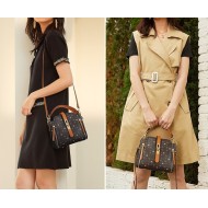 Δερμάτινη Γυναικεία Τσάντα PVC Χειρός Foxer 900139F καφέ