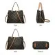 Δερμάτινη Γυναικεία Τσάντα PVC Shopper  Ωμου Foxer 900155F καφέ