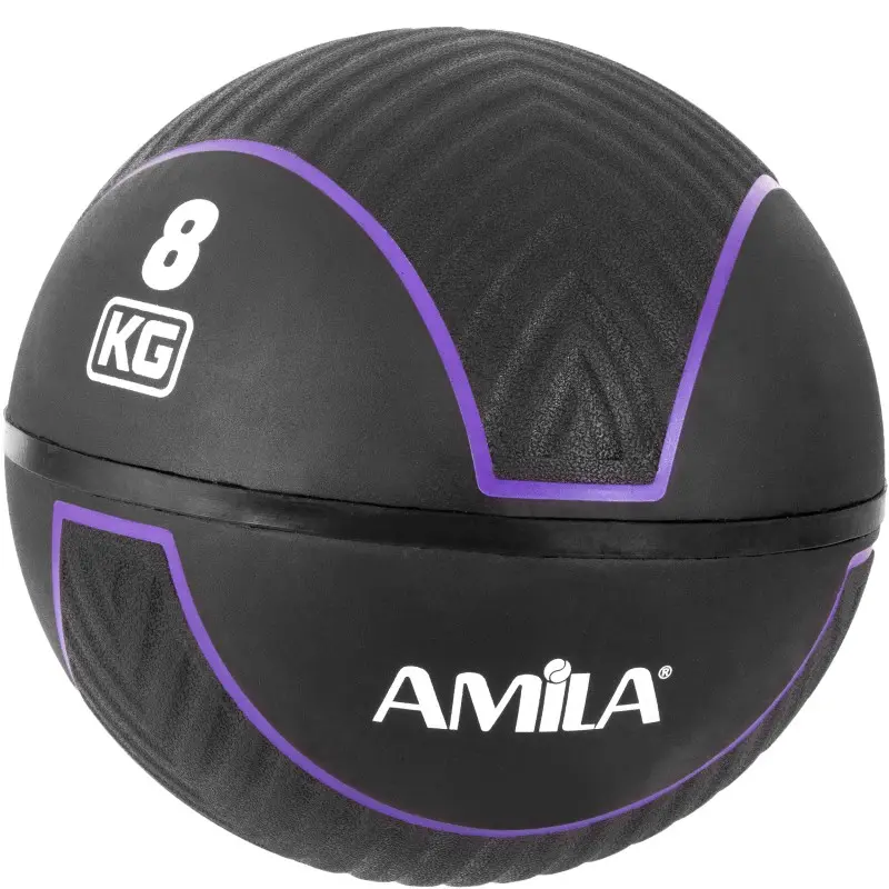 Μπάλα AMILA Medicine Ball HQ Rubber 8Kg 90710 Μπάλα AMILA Medicine Ball HQ Rubber 8Kg 90710