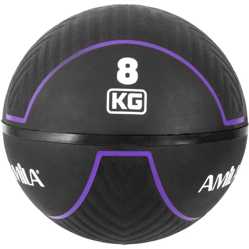 Μπάλα AMILA Medicine Ball HQ Rubber 8Kg 90710 Μπάλα AMILA Medicine Ball HQ Rubber 8Kg 90710