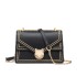 Δερμάτινη Γυναικεία Τσάντα Χιαστί Foxer 9113121F μαύρο