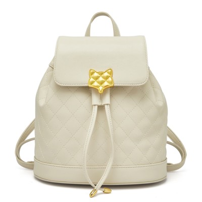 Δερμάτινo Γυναικείo Σακίδιο Πλάτης SUPER ΠΡΟΣΦΟΡΑ Foxer 9135056F άσπρο