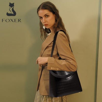 Δερμάτινο Γυναικείο Σέτ Τσάντας Shopper ‘Ωμου/Χειρός Foxer 9136054F μαύρο Δερμάτινο Γυναικείο Σέτ Τσάντας Shopper ‘Ωμου/Χειρός Foxer 9136054F μαύρο