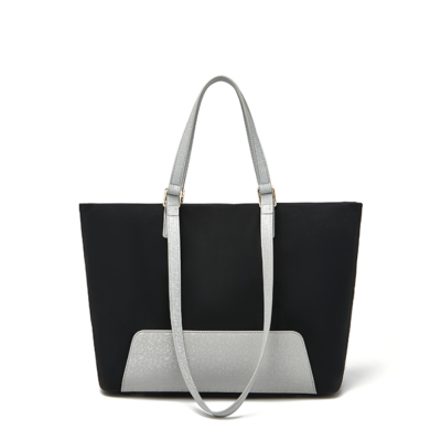 Υφασμάτινη Γυναικεία Τσάντα Shopper  Ωμου Foxer 9136060F μαύρο Υφασμάτινη Γυναικεία Τσάντα Shopper  Ωμου Foxer 9136060F μαύρο