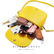 Γυναικεία Τσάντα Χιαστί Pierre Loues 914-7 μπέζ