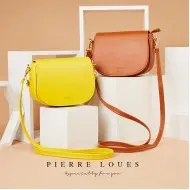 Γυναικεία Τσάντα Χιαστί Pierre Loues 914-7 καφέ
