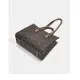 Δερμάτινη Γυναικεία Τσάντα PVC Shopper ‘Ωμου Foxer 9140098F καφέ