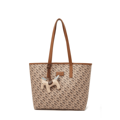 Γυναικεία Τσάντα PVC Shopper  Ωμου Foxer 9140123F καφέ Γυναικεία Τσάντα PVC Shopper  Ωμου Foxer 9140123F καφέ