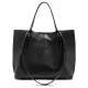Δερμάτινη Γυναικεία Τσάντα Shopper  Ωμου Foxer 9151038F μαύρο