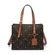 Δερμάτινη Γυναικεία Τσάντα PVC Shopper  Ωμου Foxer 9158V005F καφέ