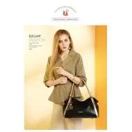 Δερμάτινη Γυναικεία Τσάντα Shopper Ώμου Foxer 926097F μαύρο