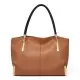 Δερμάτινη Γυναικεία Τσάντα Shopper  Ωμου Foxer 938032F καφέ