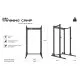 Κλωβός Δύναμης AMILA Power Rack Compact Training Camp 95200