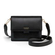 Δερμάτινη Γυναικεία Τσάντα Χιαστί Foxer 954011F μαύρο