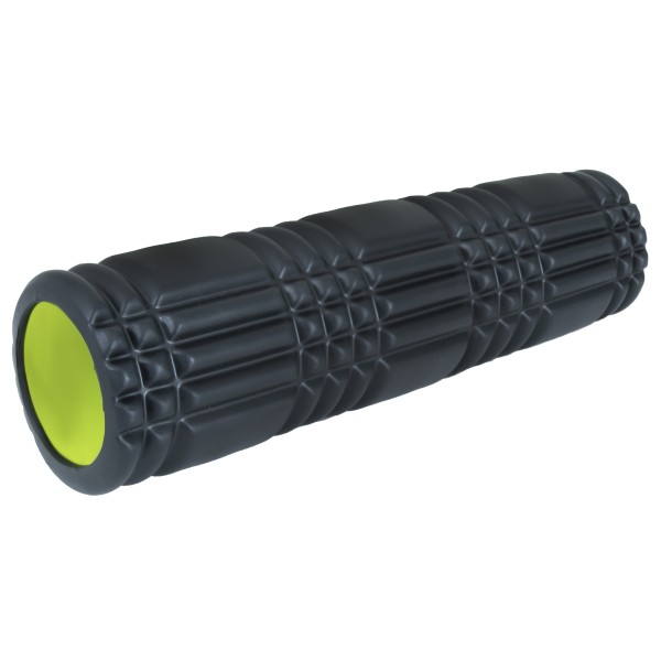 AMILA Foam Roller Plexus 45 Φ14x45cm Μαύρο/Λάιμ 96827