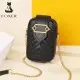 Δερμάτινη Γυναικεία Τσάντα Χιαστί Foxer  985058F μαύρο