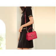 Δερμάτινη Γυναικεία Τσάντα Χειρός/Ώμου Foxer 985070F κόκκινο