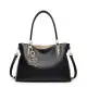 Δερμάτινη Γυναικεία Τσάντα Shopper  Ωμου Foxer 986003F μαύρο