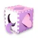 Σετ Παιδικό Δάπεδο Προστασίας Foam Puzzle Playmat με Περιφραγμένο Χώρο inSPORTline Burgino 30 x 30 x 1 εκ., 36 Τεμάχια 26513