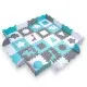 Σετ Παιδικό Δάπεδο Προστασίας Foam Puzzle Playmat με Περιφραγμένο Χώρο inSPORTline Burgino 30 x 30 x 1 εκ., 36 Τεμάχια 26514