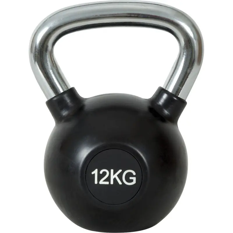 Amila Kettlebell Rubber Cover Cr Handle 12Kg - 90457 Amila Kettlebell Rubber Cover Cr Handle 12Kg - 90457