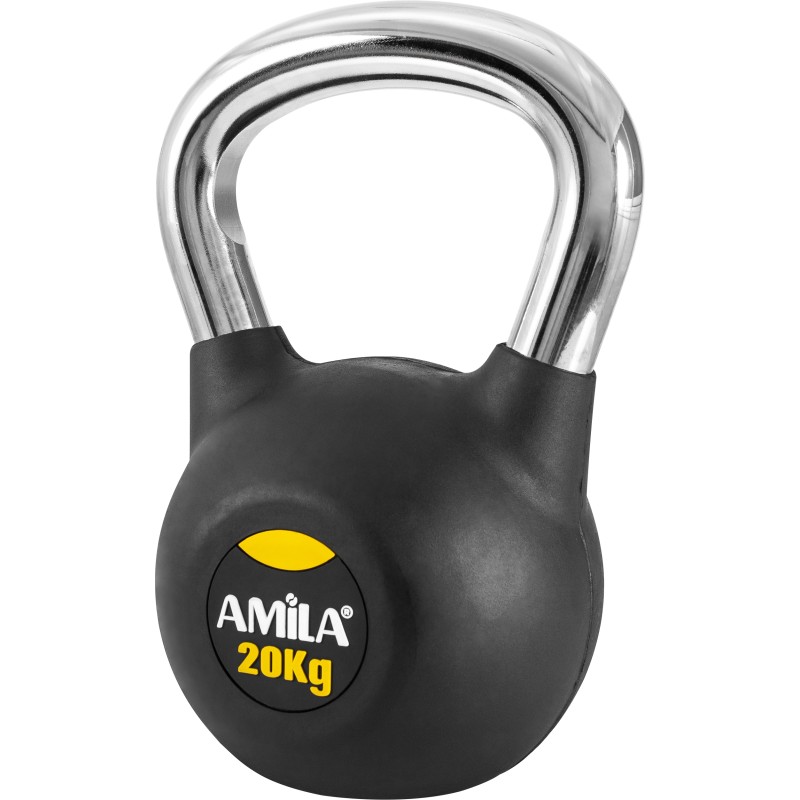 Amila Kettlebell Rubber Cover Cr Handle 20Kg - 44499