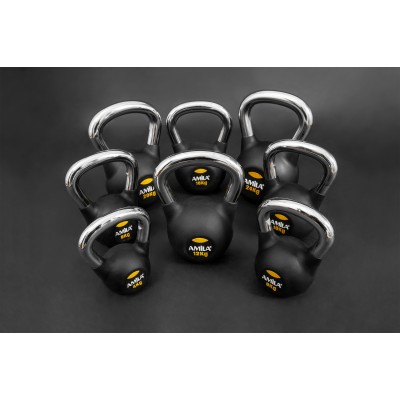 Amila Kettlebell Rubber Cover Cr Handle 8Kg - 44496 Amila Kettlebell Rubber Cover Cr Handle 8Kg - 44496