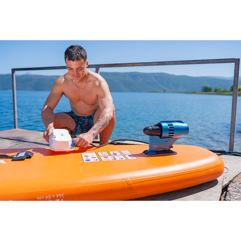 Aqua Marina Ηλεκτρική Φουσκωτή Σανίδα SUP Amgo Turbo 320 με Blue Drive S Power Fin 320cm - 28403 - Σε 12 Άτοκες Δόσεις