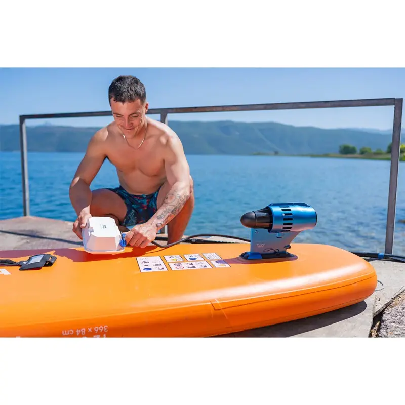 Aqua Marina Ηλεκτρική Φουσκωτή Σανίδα SUP Amgo Turbo 320 με Blue Drive S Power Fin 320cm - 28403 - Σε 12 Άτοκες Δόσεις