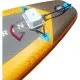 Aqua Marina Ηλεκτρική Φουσκωτή Σανίδα SUP Amgo Turbo 330 με Blue Drive S Power Fin 330cm - 28404 - Σε 12 Άτοκες Δόσεις
