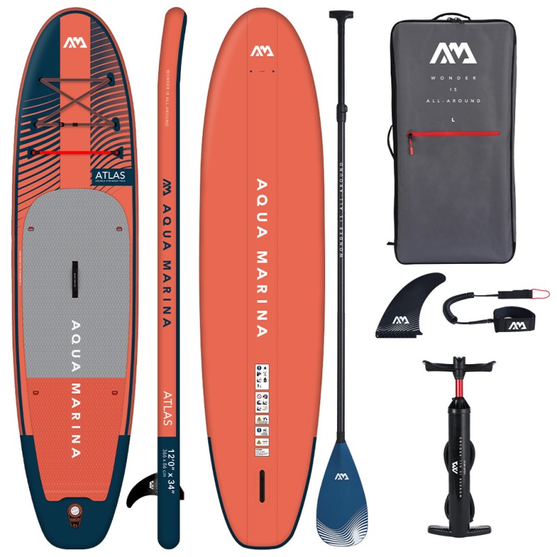 Aqua Marina Φουσκωτή Σανίδα SUP Atlas MOD-23 366cm - 28349 - Σε 24 Άτοκες Δόσεις