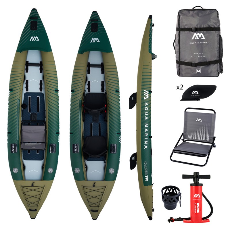 Aqua Marina Φουσκωτό Διθέσιο Καγιάκ ψαρέματος Caliber 398cm 28357 - Σε 24 Άτοκες Δόσεις Aqua Marina Φουσκωτό Διθέσιο Καγιάκ ψαρέματος Caliber 398cm 28357 - Σε 24 Άτοκες Δόσεις