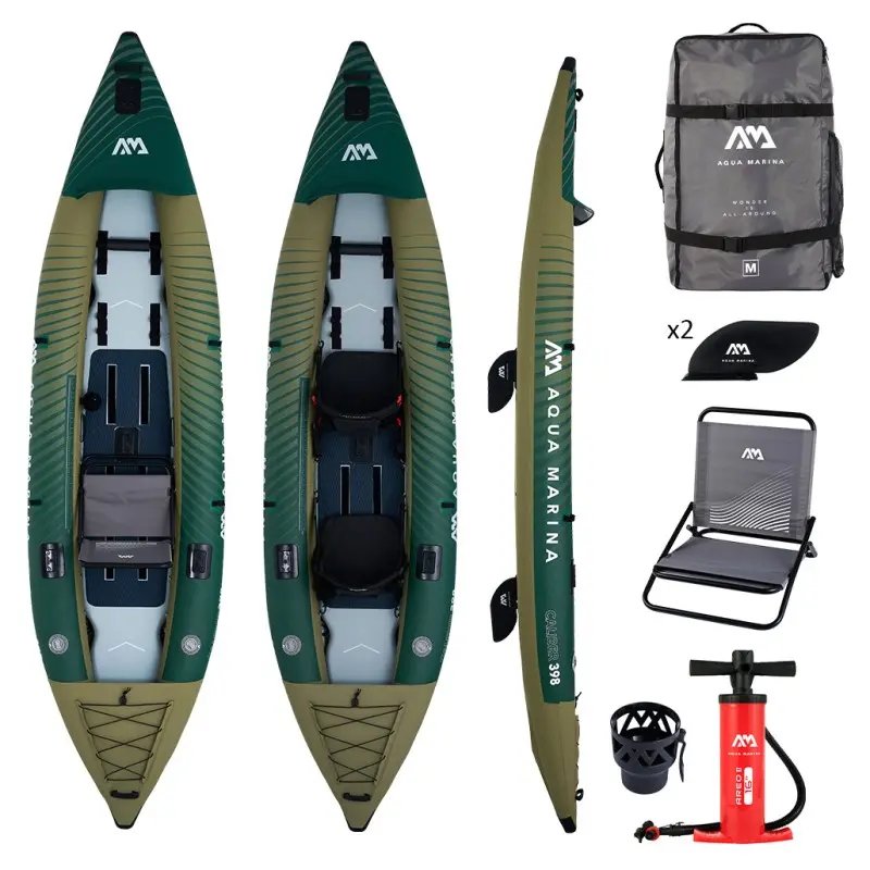 Aqua Marina Φουσκωτό Διθέσιο Καγιάκ ψαρέματος Caliber 398cm 28357 - Σε 12 Άτοκες Δόσεις