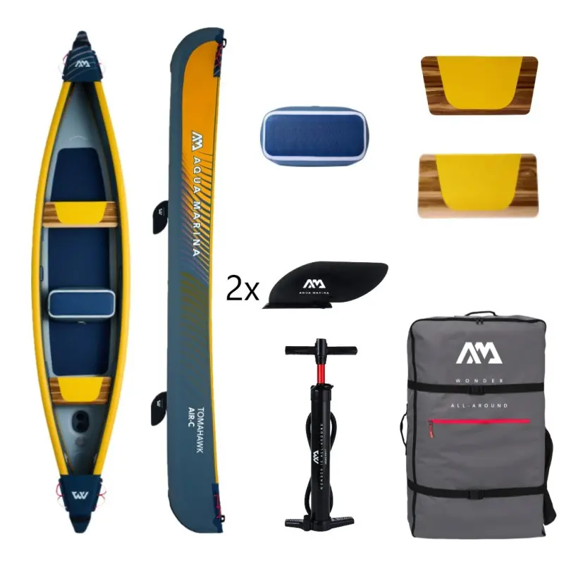 Aqua Marina Φουσκωτό Διθέσιο Καγιάκ Tomahawk AIR-C 3AT A110832MR 478cm 28392 - Σε 12 Άτοκες Δόσεις