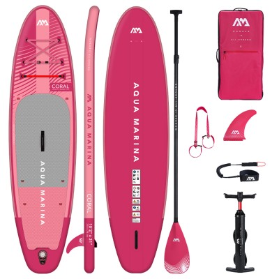 Aqua Marina Φουσκωτή Σανίδα SUP Coral Raspberry MOD-23 310cm - 28345 - Σε 12 Άτοκες Δόσεις