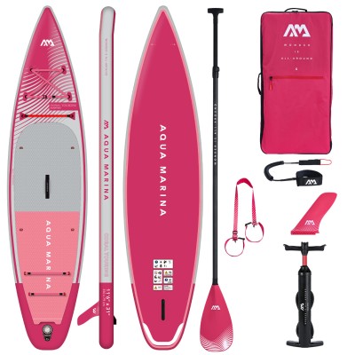 Aqua Marina Σανίδα SUP Coral Touring MOD-23 Raspberry 350cm - 11'6" 28350 Σε 12 Άτοκες Δόσεις