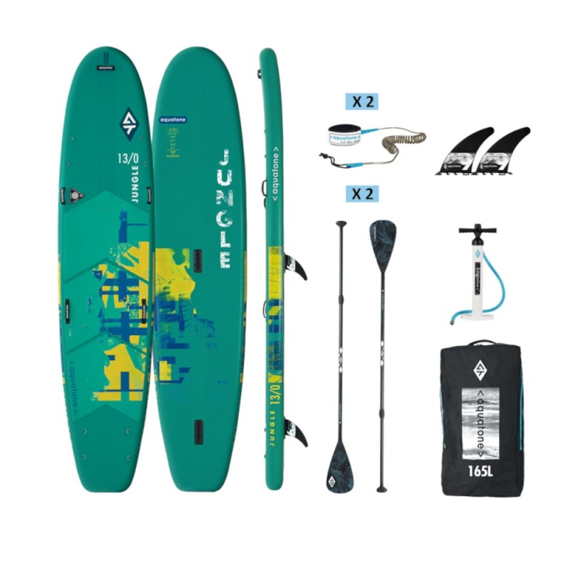 Aquatone Jungle Φουσκωτή Σανίδα SUP 13.0 – 396cm TS-801D - Σε 24 Άτοκες Δόσεις